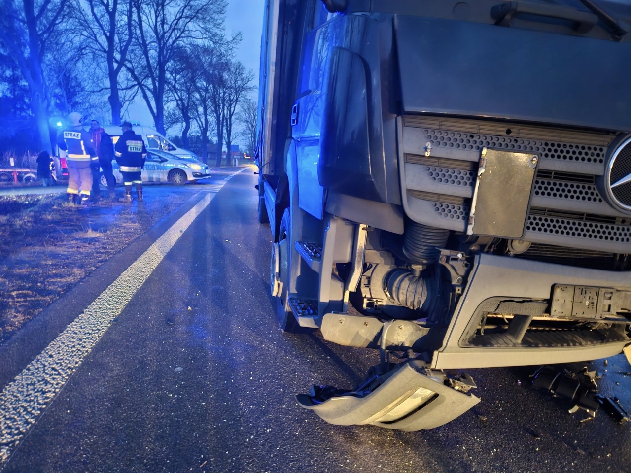 Wypadek w Kordowie [8.01.2025] - zdjęcie #1 - eOstroleka.pl