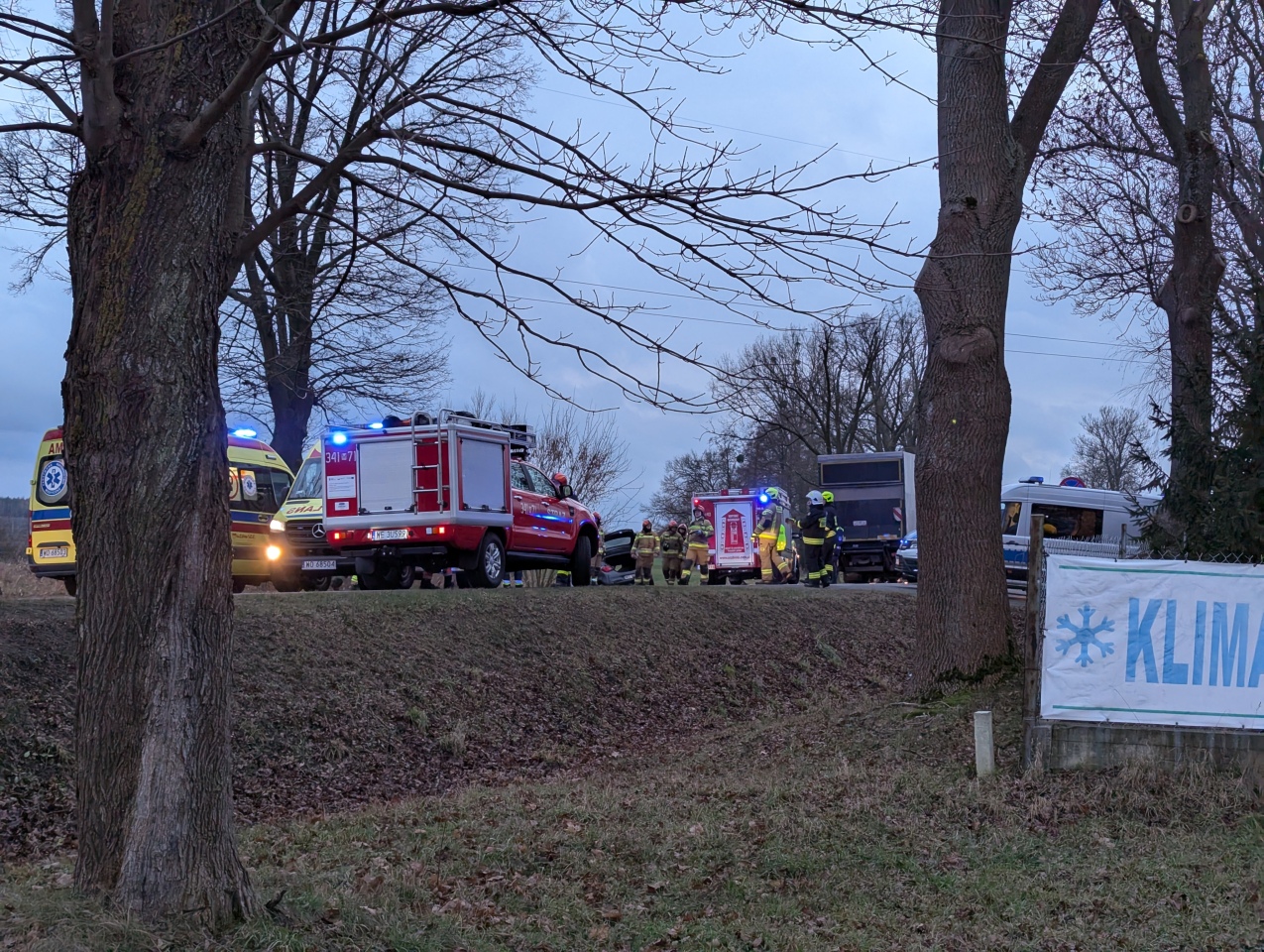 Wypadek w Kordowie [8.01.2025] - zdjęcie #11 - eOstroleka.pl