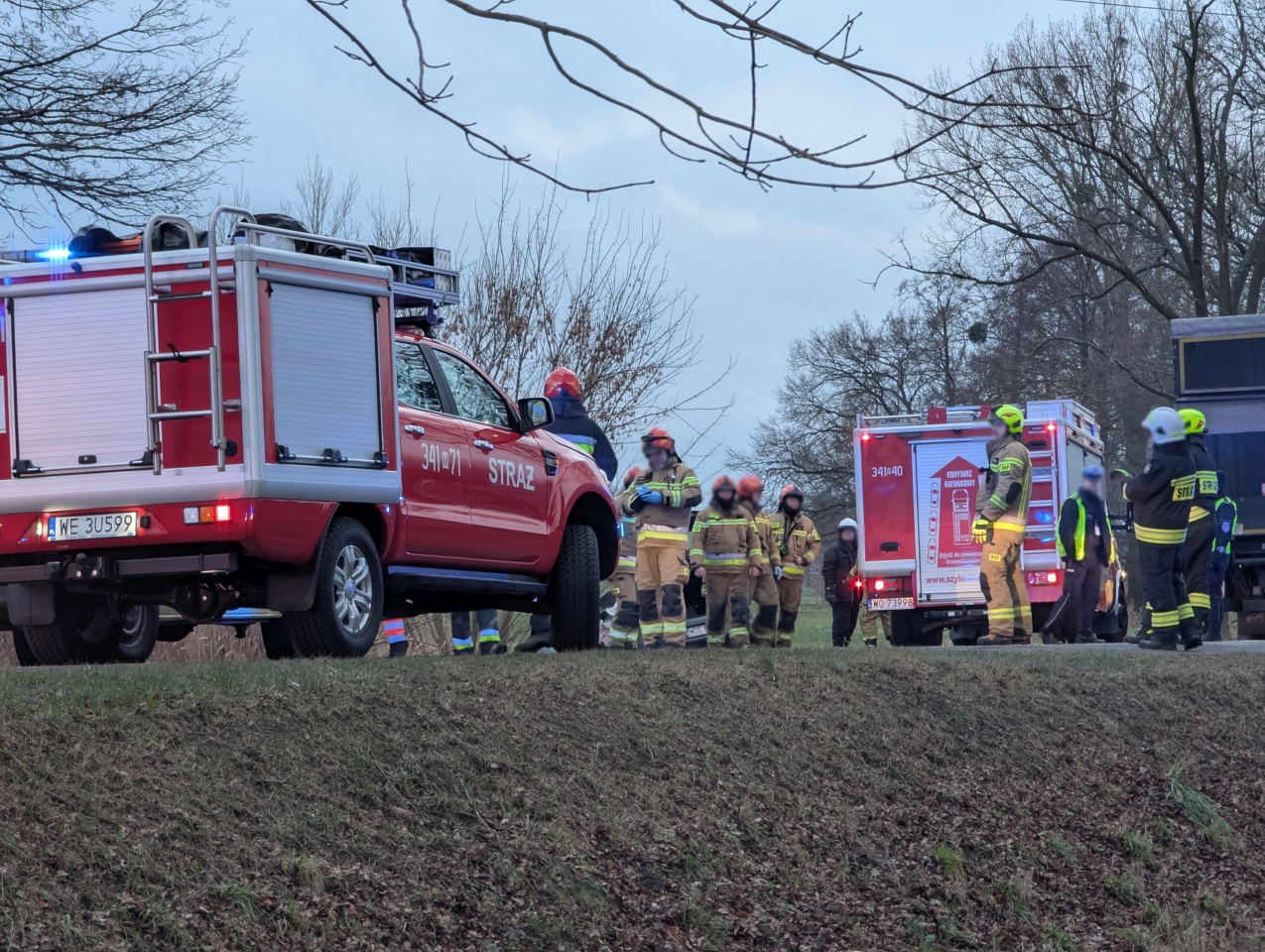 Wypadek w Kordowie [8.01.2025] - zdjęcie #10 - eOstroleka.pl