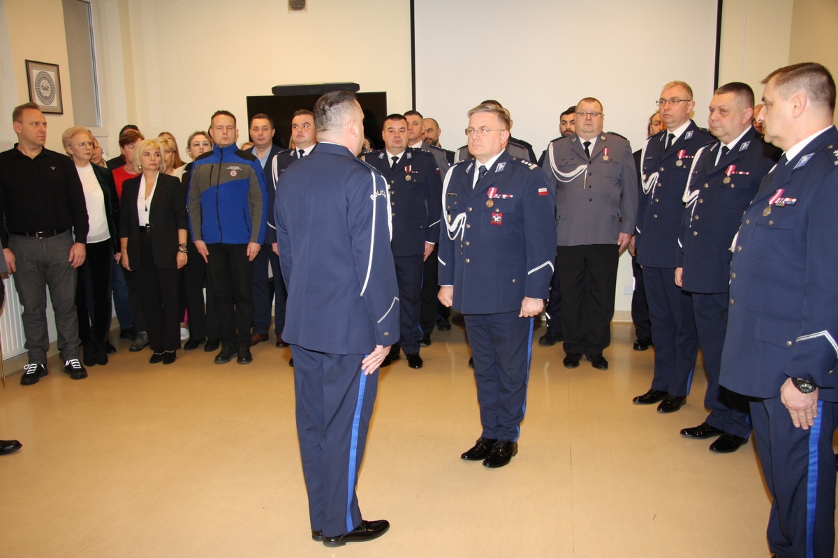 Andrzej Rydzewski komendantem policji w Makowie Maz. [9.01.2025] - zdjęcie #16 - eOstroleka.pl