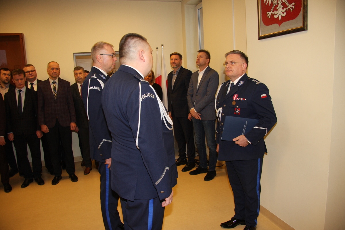 Andrzej Rydzewski komendantem policji w Makowie Maz. [9.01.2025] - zdjęcie #13 - eOstroleka.pl