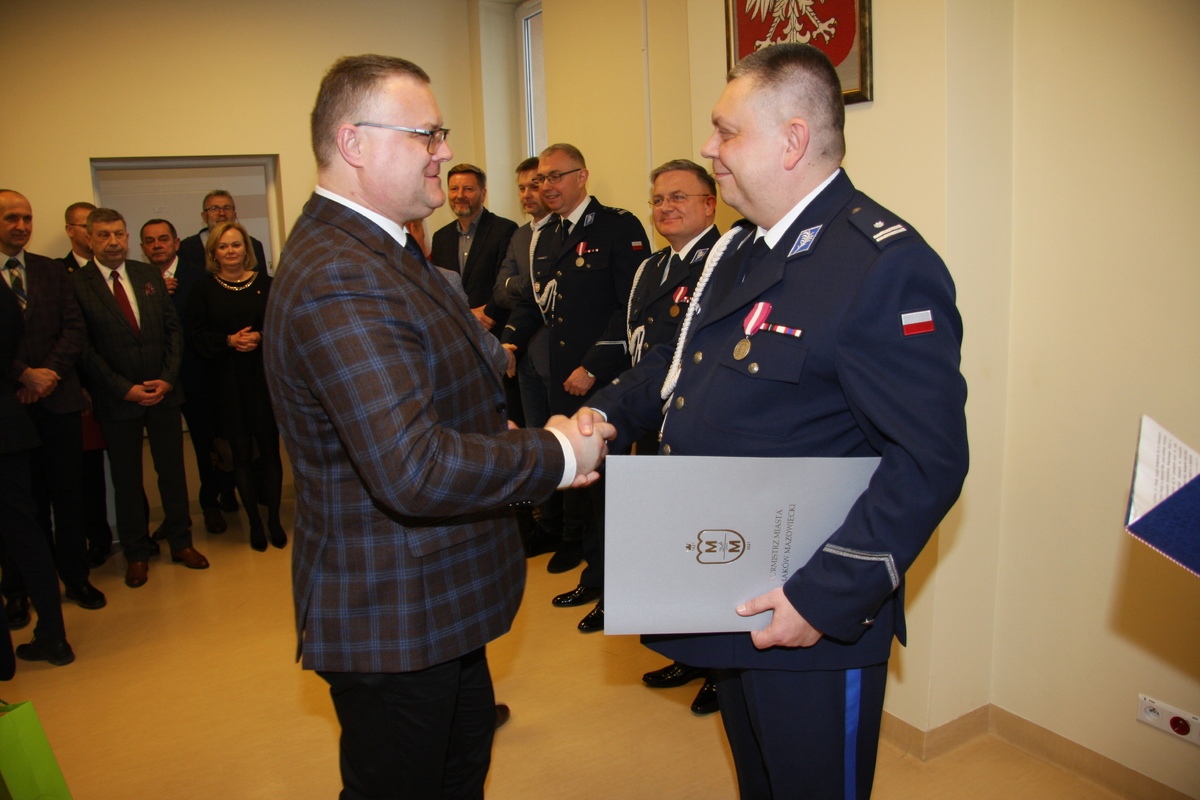 Andrzej Rydzewski komendantem policji w Makowie Maz. [9.01.2025] - zdjęcie #7 - eOstroleka.pl
