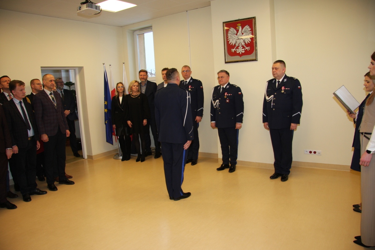 Andrzej Rydzewski komendantem policji w Makowie Maz. [9.01.2025] - zdjęcie #4 - eOstroleka.pl