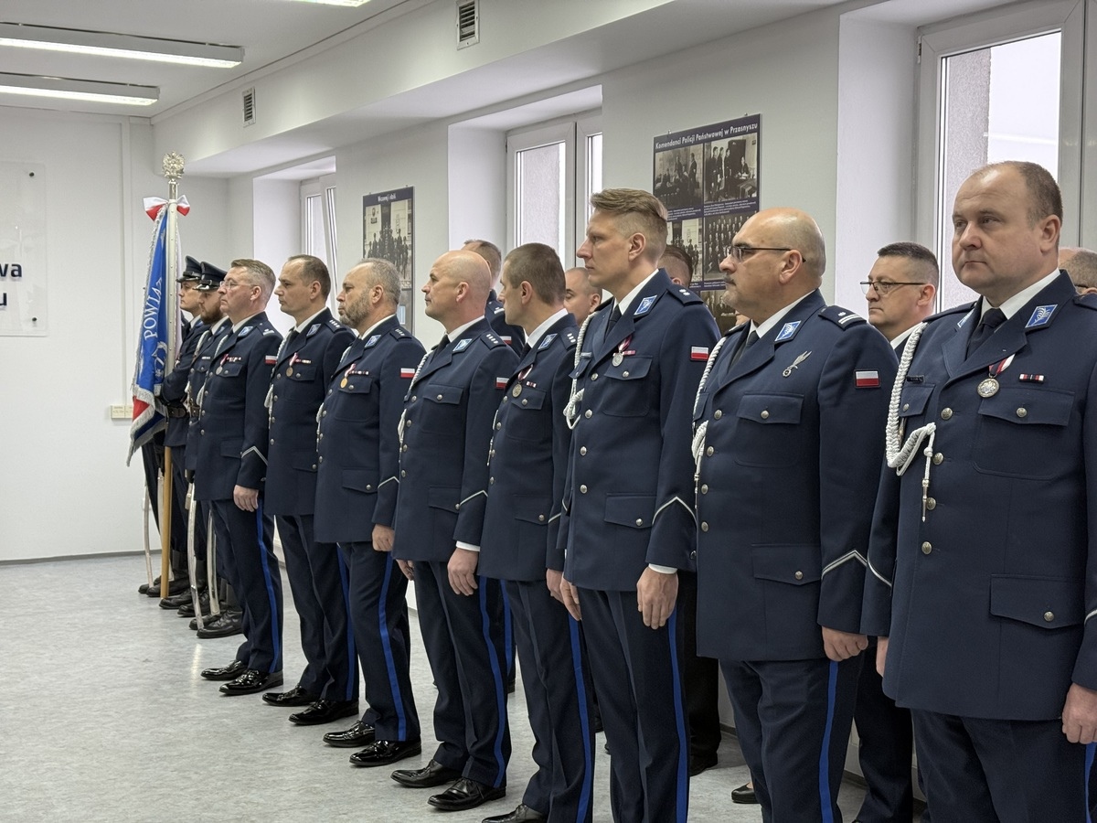 Andrzej Dziadak komendantem policji w Przasnyszu [9.01.2025] - zdjęcie #7 - eOstroleka.pl