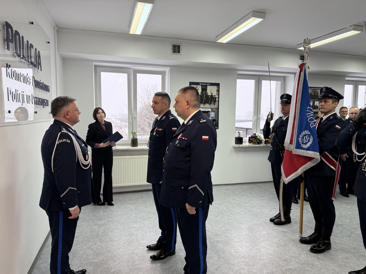 Andrzej Dziadak komendantem policji w Przasnyszu [9.01.2025] - zdjęcie #2 - eOstroleka.pl