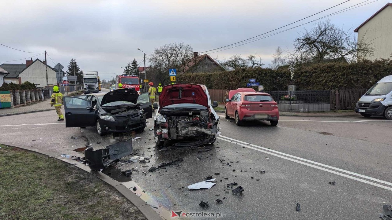 Wypadek w Zamościu [17.01.2025] - zdjęcie #4 - eOstroleka.pl