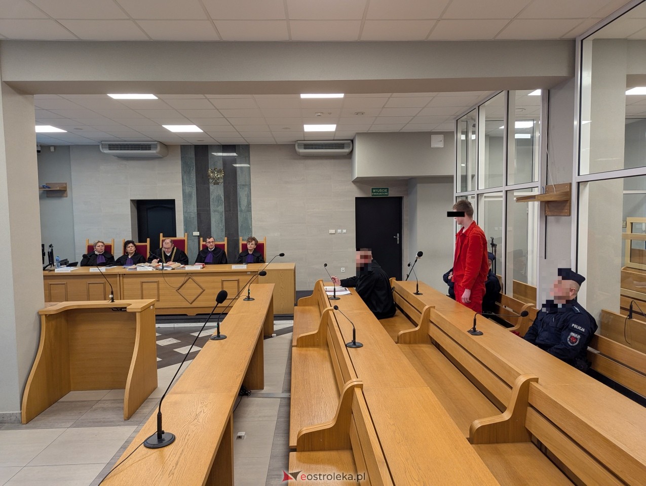 Proces Alberta G. w sądzie w Ostrołęce [21.01.2025] - zdjęcie #3 - eOstroleka.pl