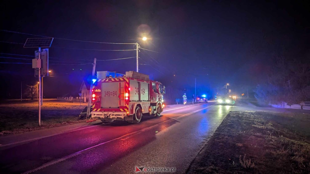 Wypadek w Borawem [24.01.2025] - zdjęcie #17 - eOstroleka.pl