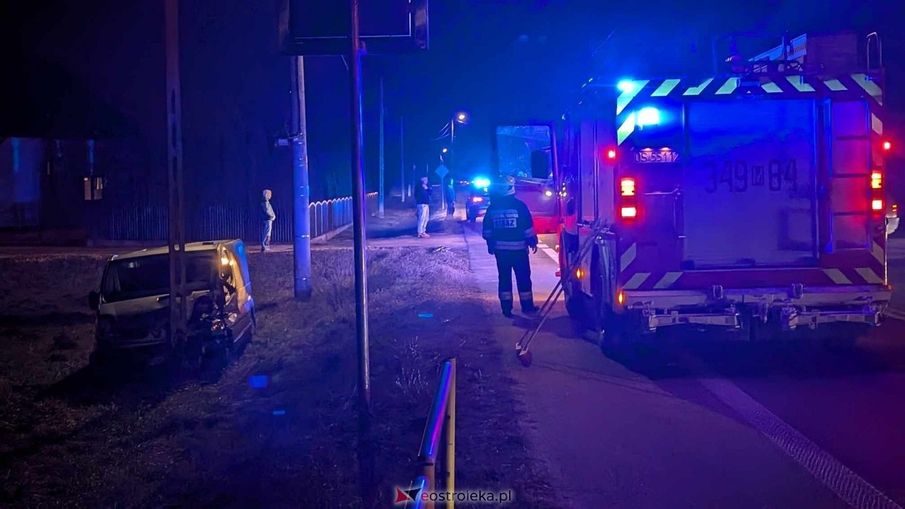 Wypadek w Borawem [24.01.2025] - zdjęcie #16 - eOstroleka.pl