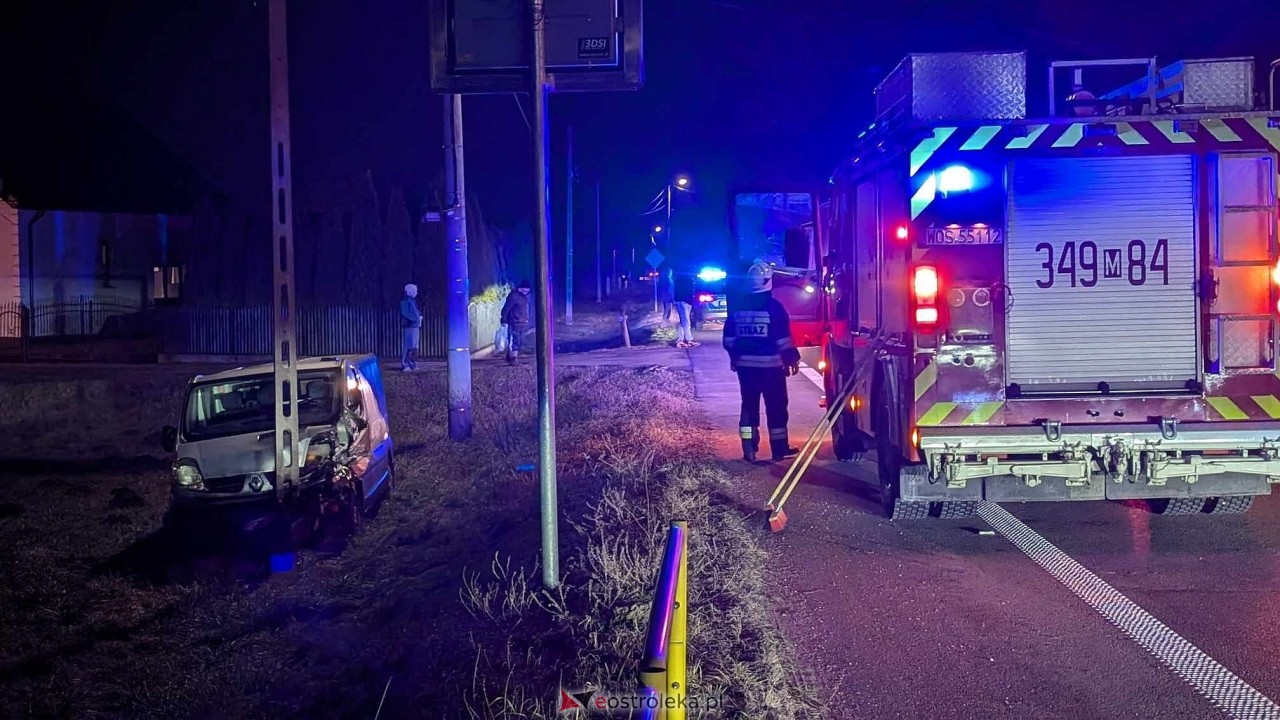 Wypadek w Borawem [24.01.2025] - zdjęcie #14 - eOstroleka.pl
