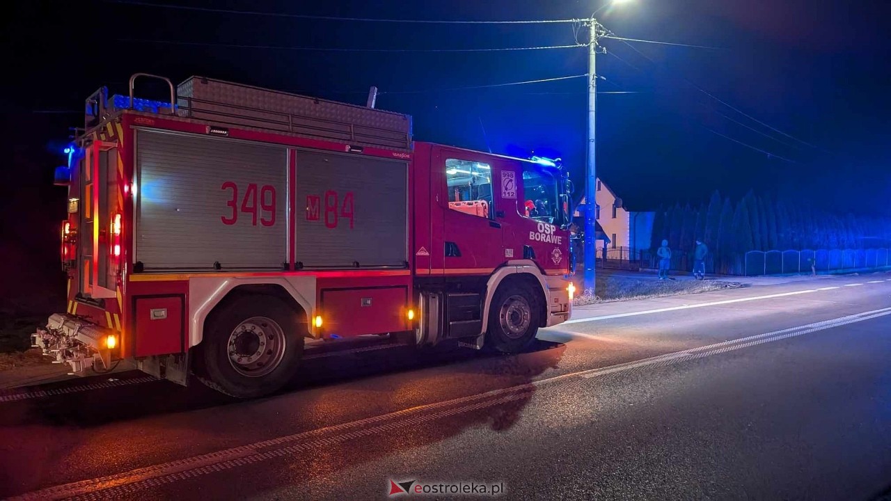 Wypadek w Borawem [24.01.2025] - zdjęcie #11 - eOstroleka.pl
