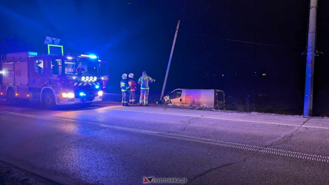 Wypadek w Borawem [24.01.2025] - zdjęcie #8 - eOstroleka.pl