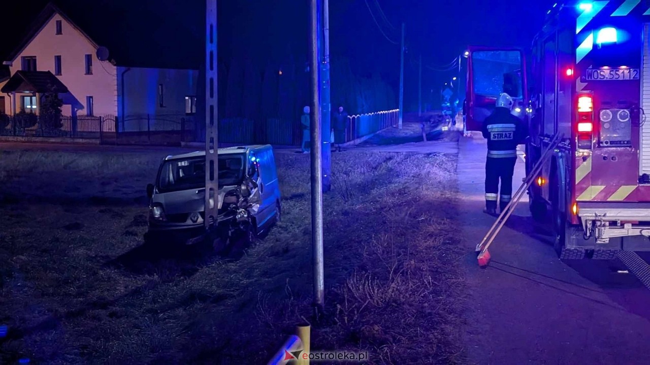Wypadek w Borawem [24.01.2025] - zdjęcie #4 - eOstroleka.pl