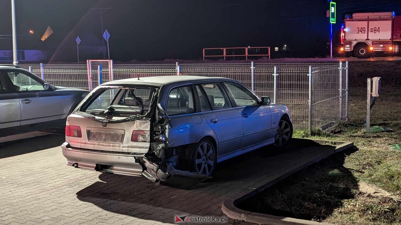 Wypadek w Borawem [24.01.2025] - zdjęcie #1 - eOstroleka.pl