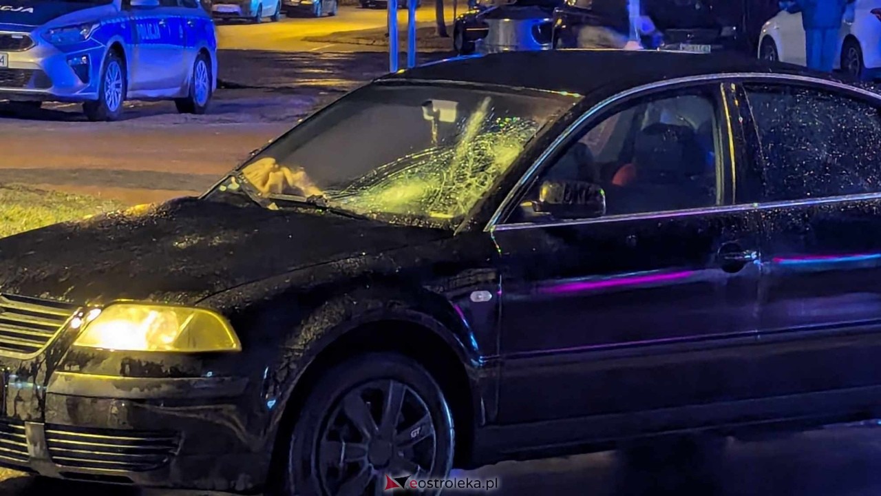 Wypadek na Alei Jana Pawła II w Ostrołęce [31.01.2025] - zdjęcie #4 - eOstroleka.pl