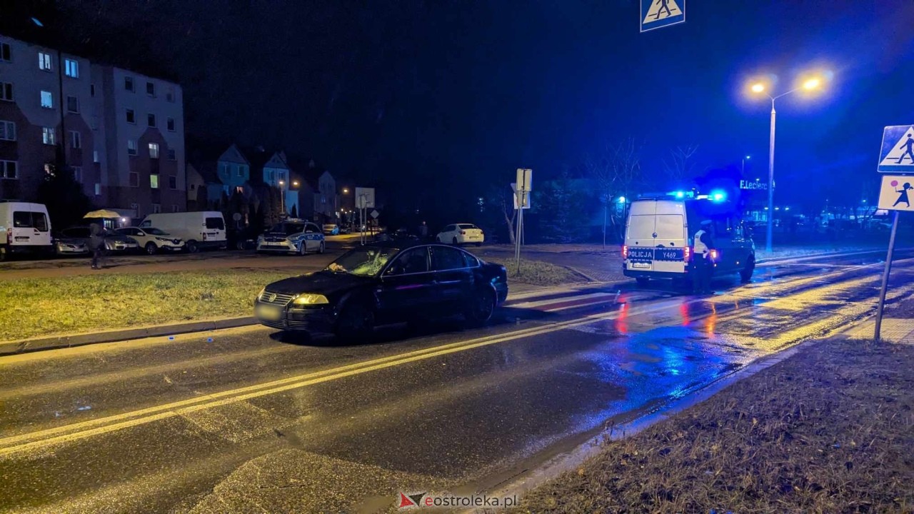 Wypadek na Alei Jana Pawła II w Ostrołęce [31.01.2025] - zdjęcie #1 - eOstroleka.pl