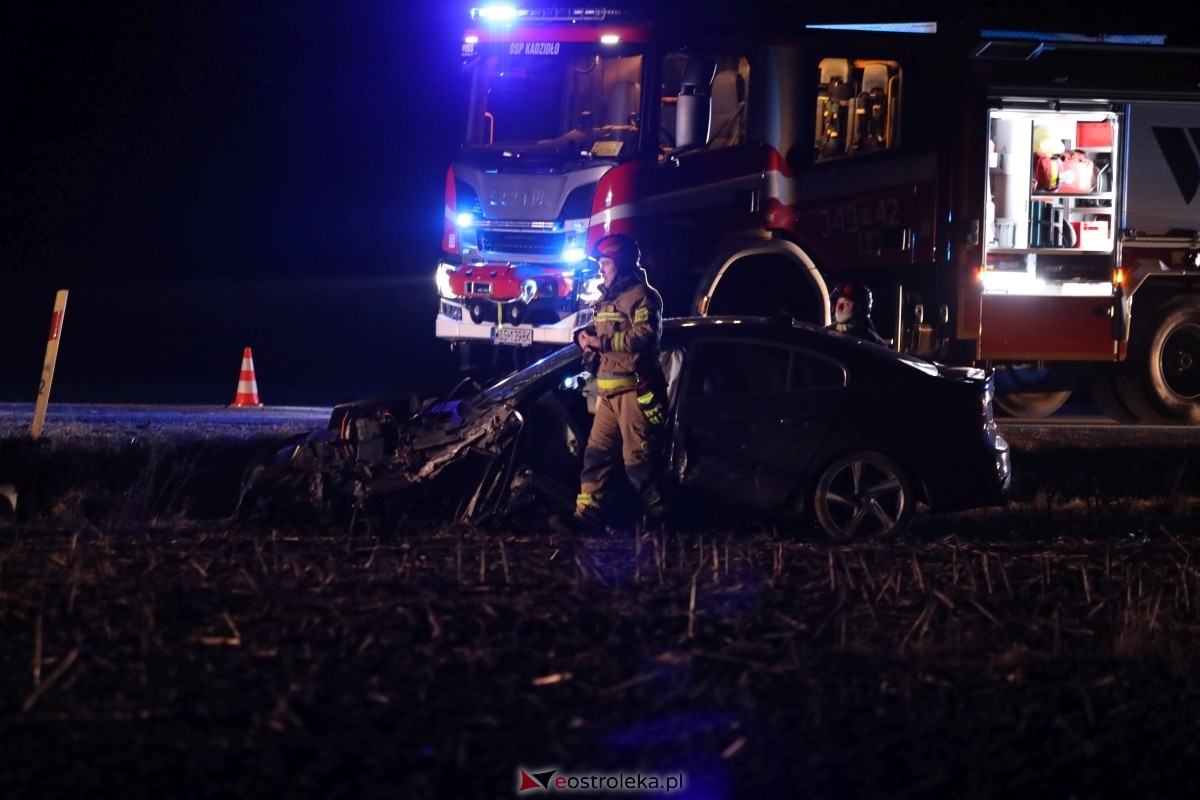 Groźny wypadek pod Dylewem [01.02.2025] - zdjęcie #26 - eOstroleka.pl