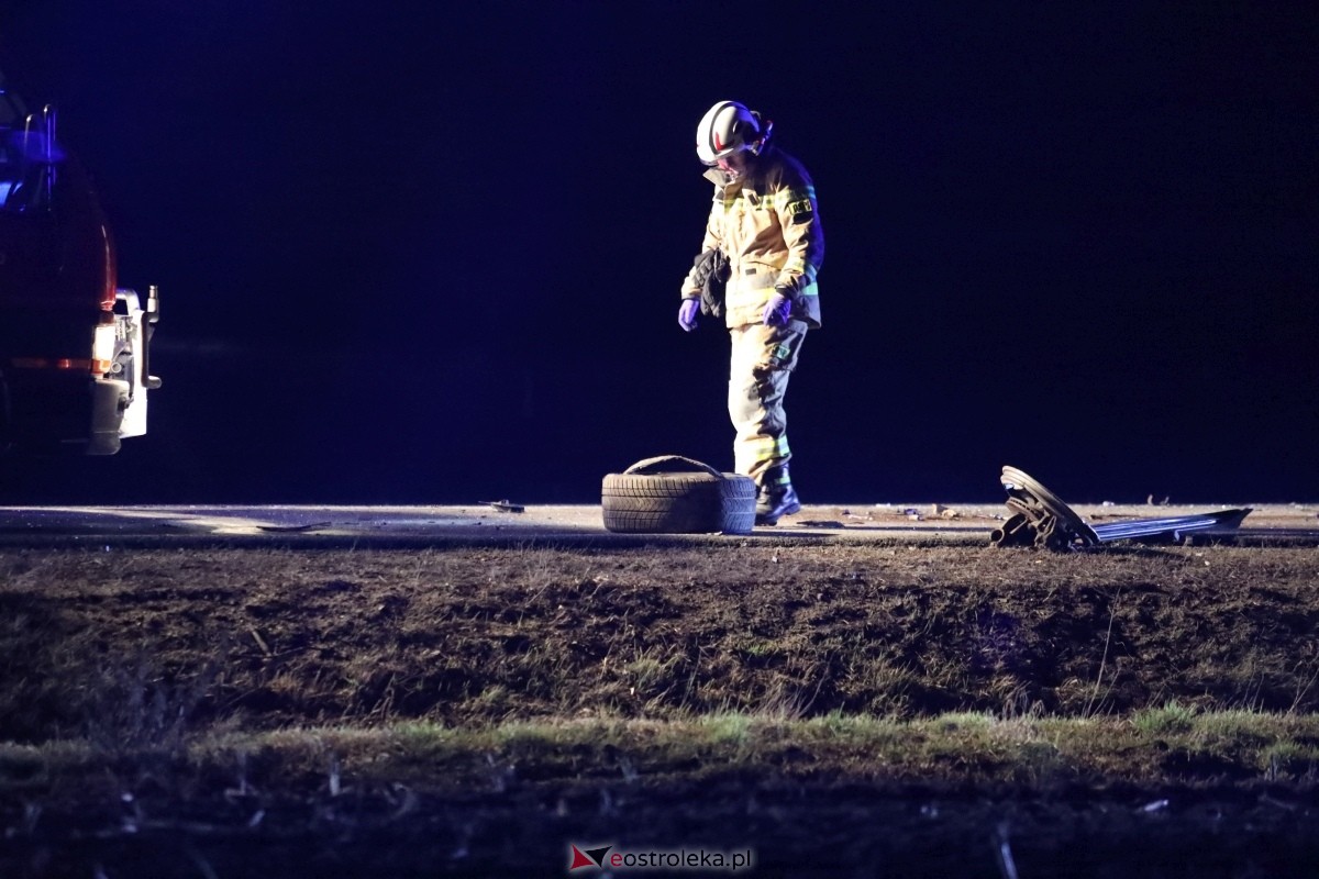Groźny wypadek pod Dylewem [01.02.2025] - zdjęcie #22 - eOstroleka.pl