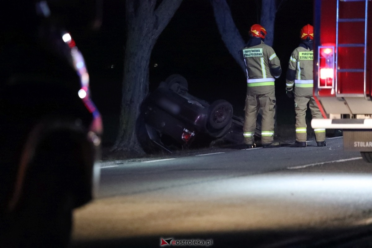 Groźny wypadek pod Dylewem [01.02.2025] - zdjęcie #16 - eOstroleka.pl