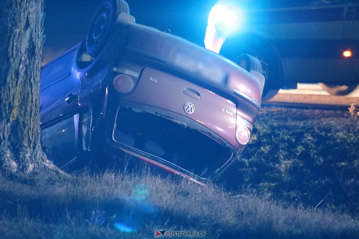Groźny wypadek pod Dylewem [01.02.2025] - zdjęcie #2 - eOstroleka.pl