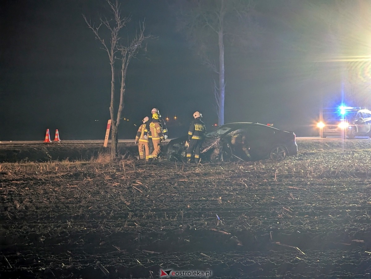 Groźny wypadek pod Dylewem [01.02.2025] - zdjęcie #33 - eOstroleka.pl