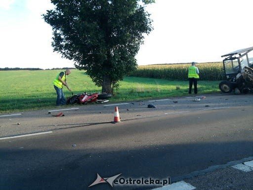 Wypadek na trasie Różan - Szelków DK-61 (06.09.2011) - zdjęcie #4 - eOstroleka.pl