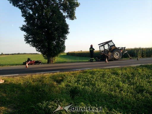 Wypadek na trasie Różan - Szelków DK-61 (06.09.2011) - zdjęcie #13 - eOstroleka.pl