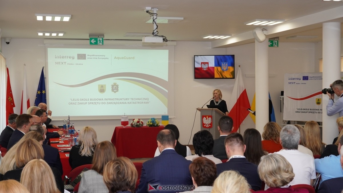 Konferencja otwarcia projektu “Lelis-Skole budowa infrastruktury technicznej oraz zakup sprzętu do zarządzania katastrofami” [05.02.2025] - zdjęcie #12 - eOstroleka.pl