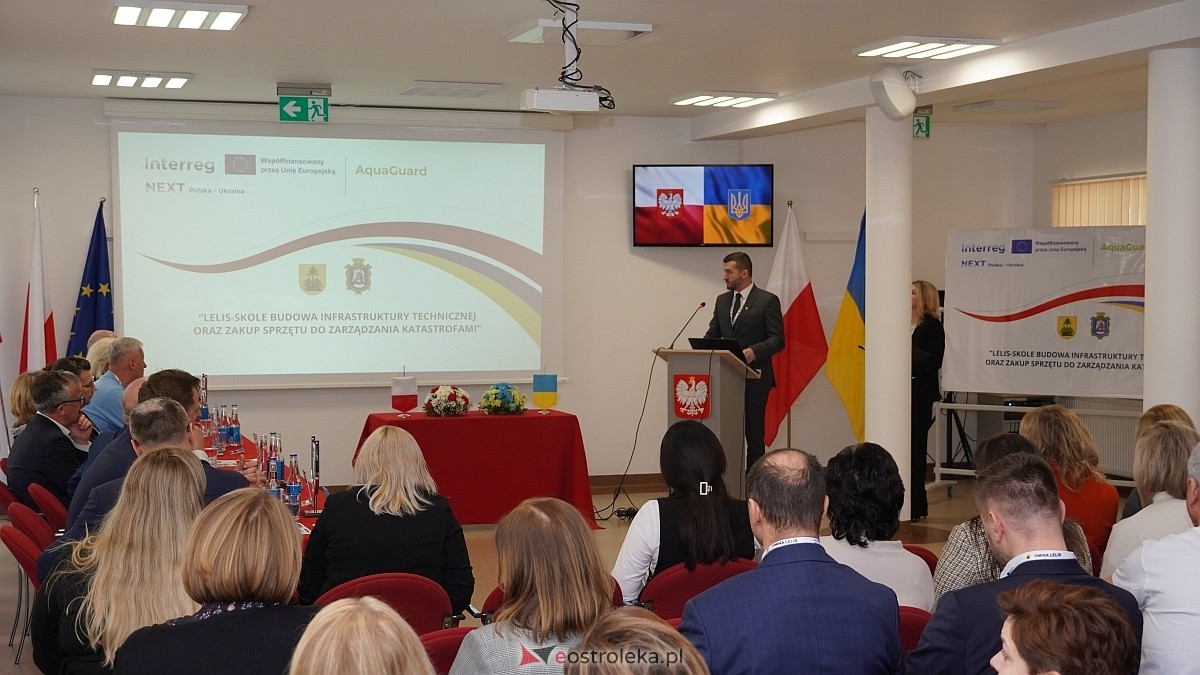 Konferencja otwarcia projektu “Lelis-Skole budowa infrastruktury technicznej oraz zakup sprzętu do zarządzania katastrofami” [05.02.2025] - zdjęcie #8 - eOstroleka.pl
