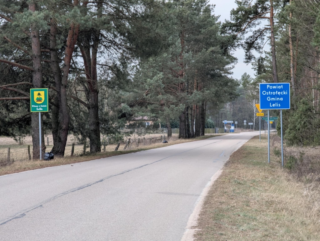 Rzeka Szkwa na granicy gm. Lelis i Zbójna [10.02.2025] - zdjęcie #3 - eOstroleka.pl