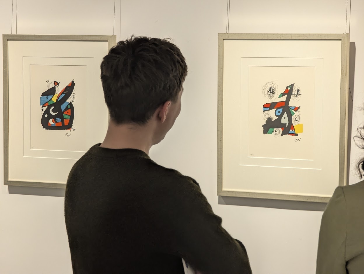 Wernisaż dzieł Joana Miró w Galerii Ostrołęka [13.02.2025] - zdjęcie #21 - eOstroleka.pl