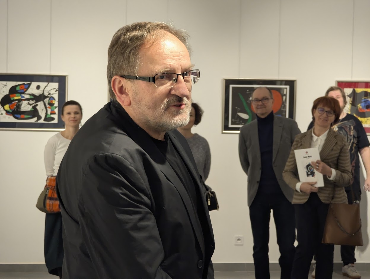 Wernisaż dzieł Joana Miró w Galerii Ostrołęka [13.02.2025] - zdjęcie #3 - eOstroleka.pl