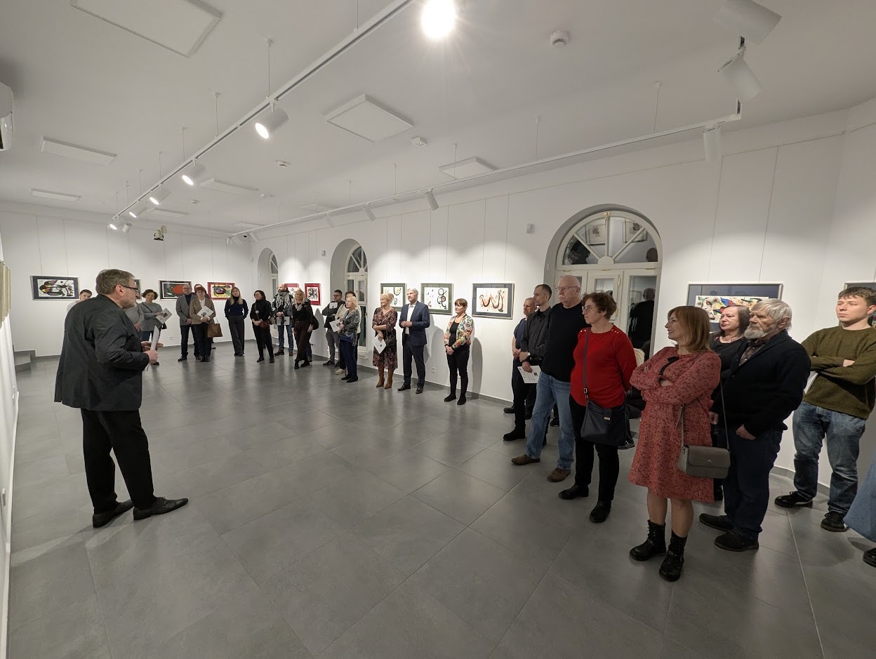 Wernisaż dzieł Joana Miró w Galerii Ostrołęka [13.02.2025] - zdjęcie #1 - eOstroleka.pl