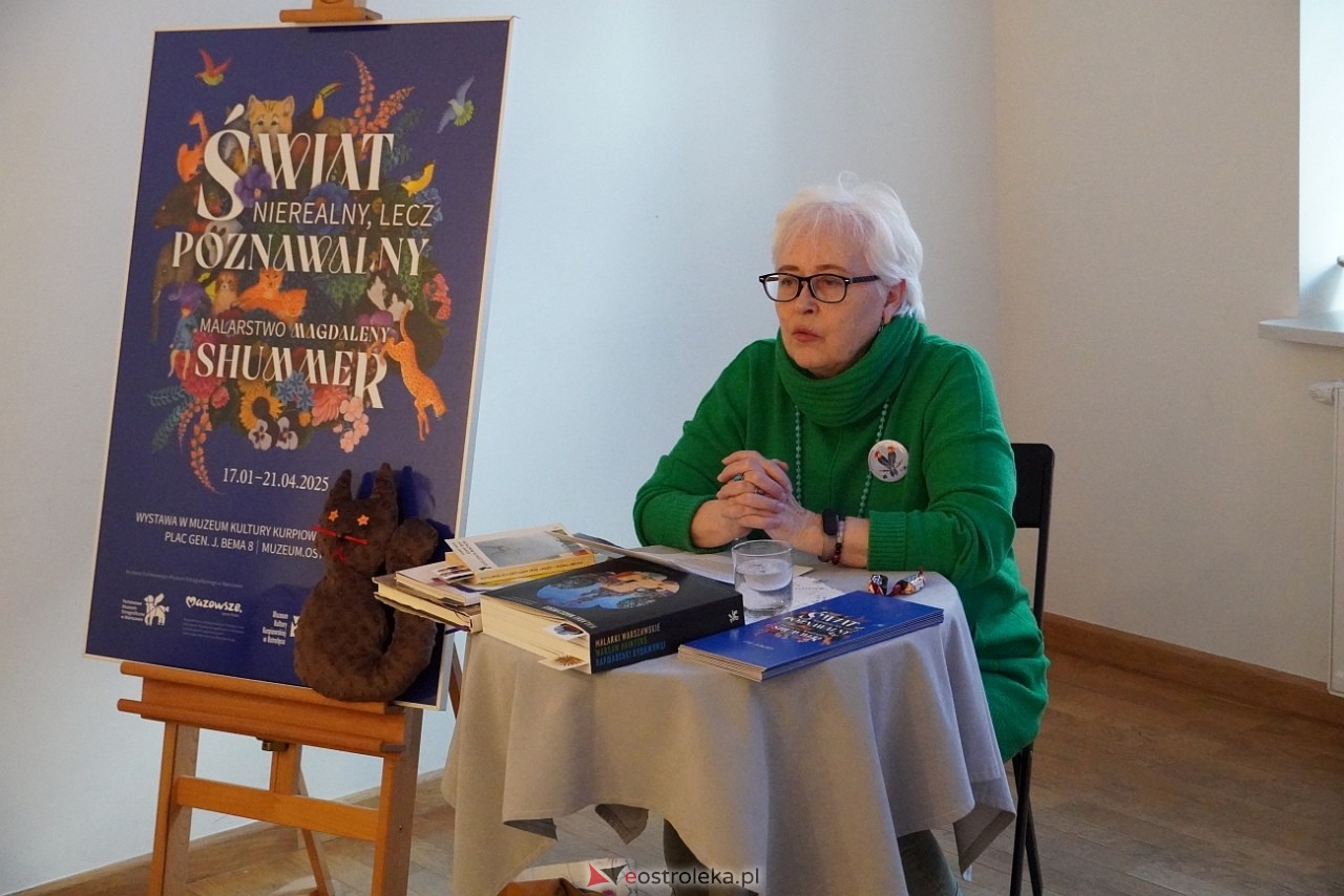 „Szkice ze sztuki zwanej naiwną – malarstwo Magdaleny Shummer: spotkanie z Joanną Kalinowsk [16.02.2025] - zdjęcie #8 - eOstroleka.pl
