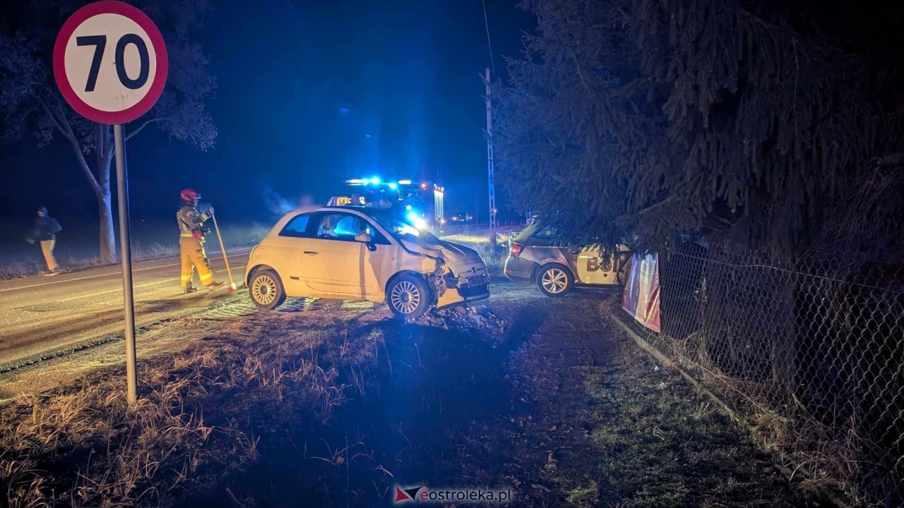 Wypadek w Czarnowcu [18.02.2025] - zdjęcie #17 - eOstroleka.pl