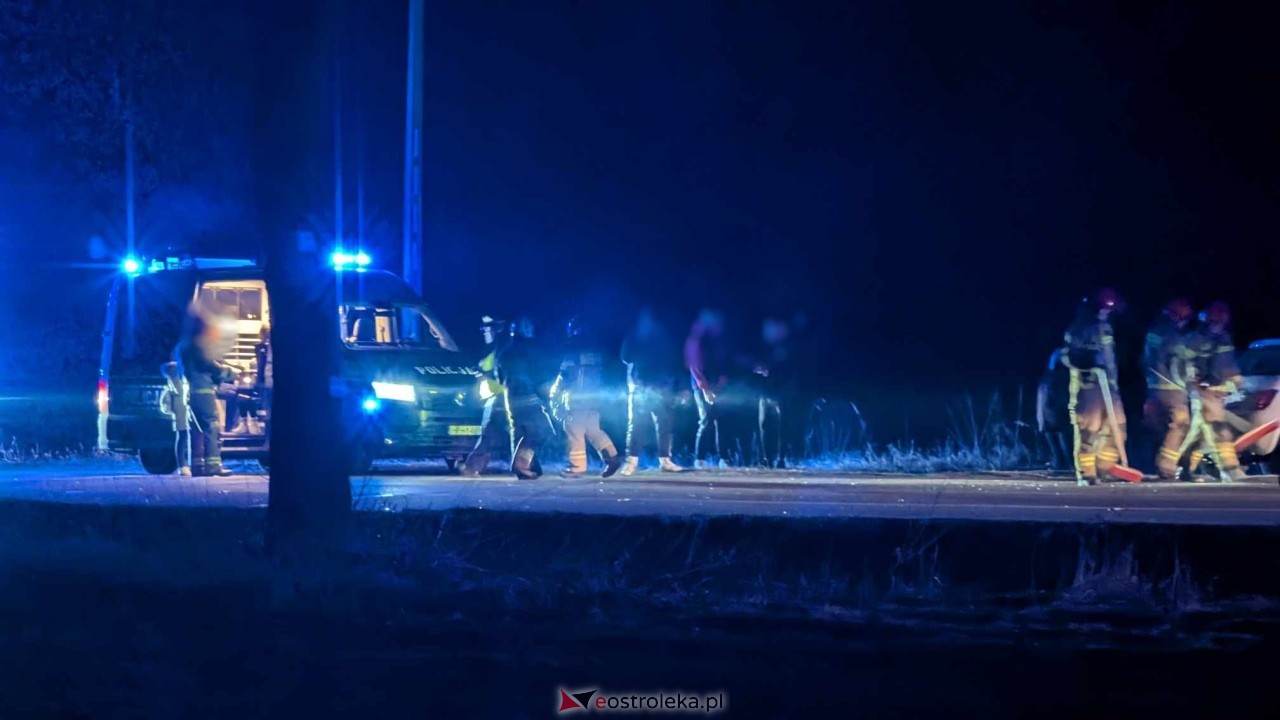 Wypadek w Czarnowcu [18.02.2025] - zdjęcie #15 - eOstroleka.pl