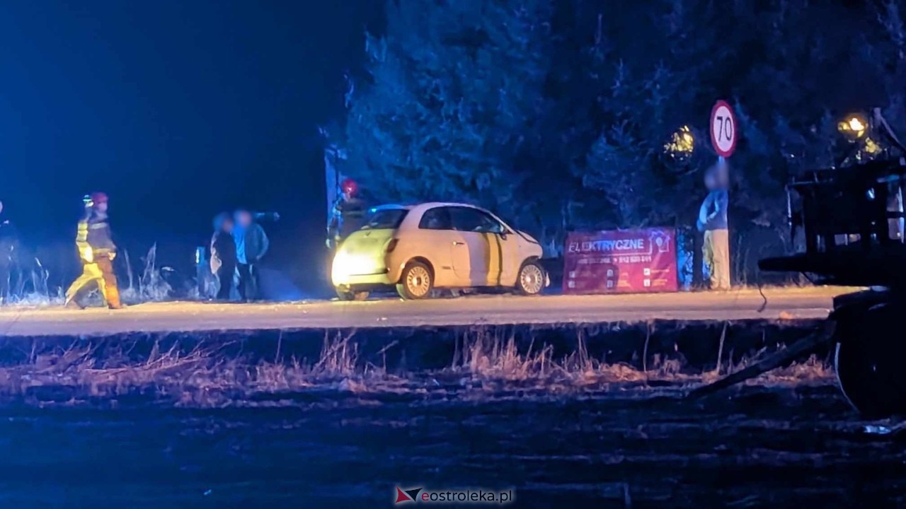 Wypadek w Czarnowcu [18.02.2025] - zdjęcie #13 - eOstroleka.pl