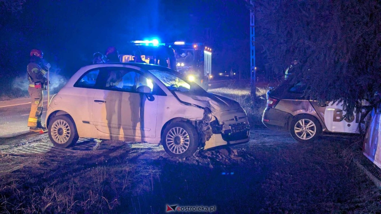 Wypadek w Czarnowcu [18.02.2025] - zdjęcie #8 - eOstroleka.pl