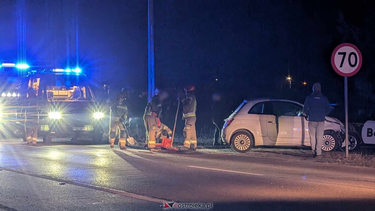 Wypadek w Czarnowcu [18.02.2025] - zdjęcie #5 - eOstroleka.pl