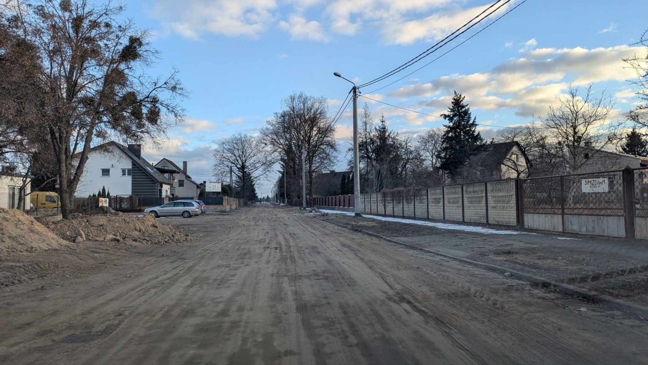 Przebudowa ulicy 5 Pułku Ułanów Zasławskich w Ostrołęce [21.02.2025] - zdjęcie #1 - eOstroleka.pl