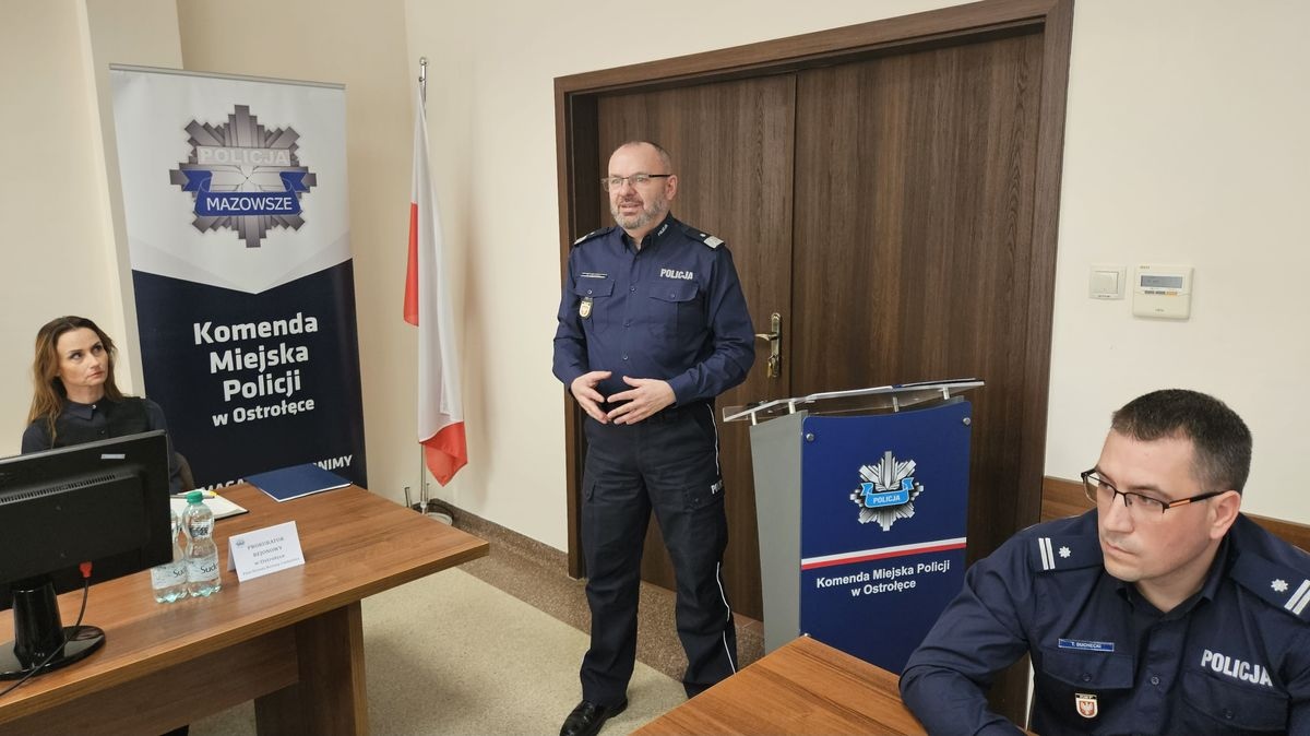 Narada roczna Komendy Miejskiej Policji w Ostrołęce  [21.02.2025] - zdjęcie #11 - eOstroleka.pl