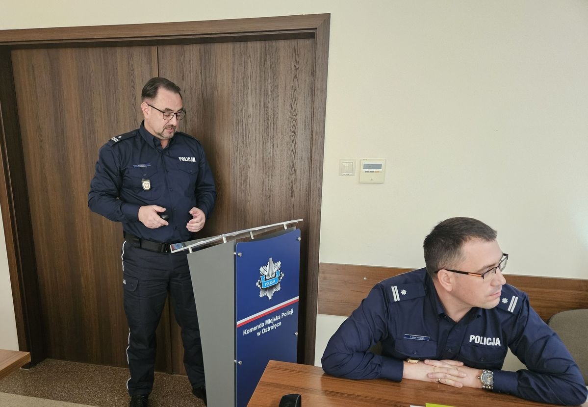 Narada roczna Komendy Miejskiej Policji w Ostrołęce  [21.02.2025] - zdjęcie #8 - eOstroleka.pl