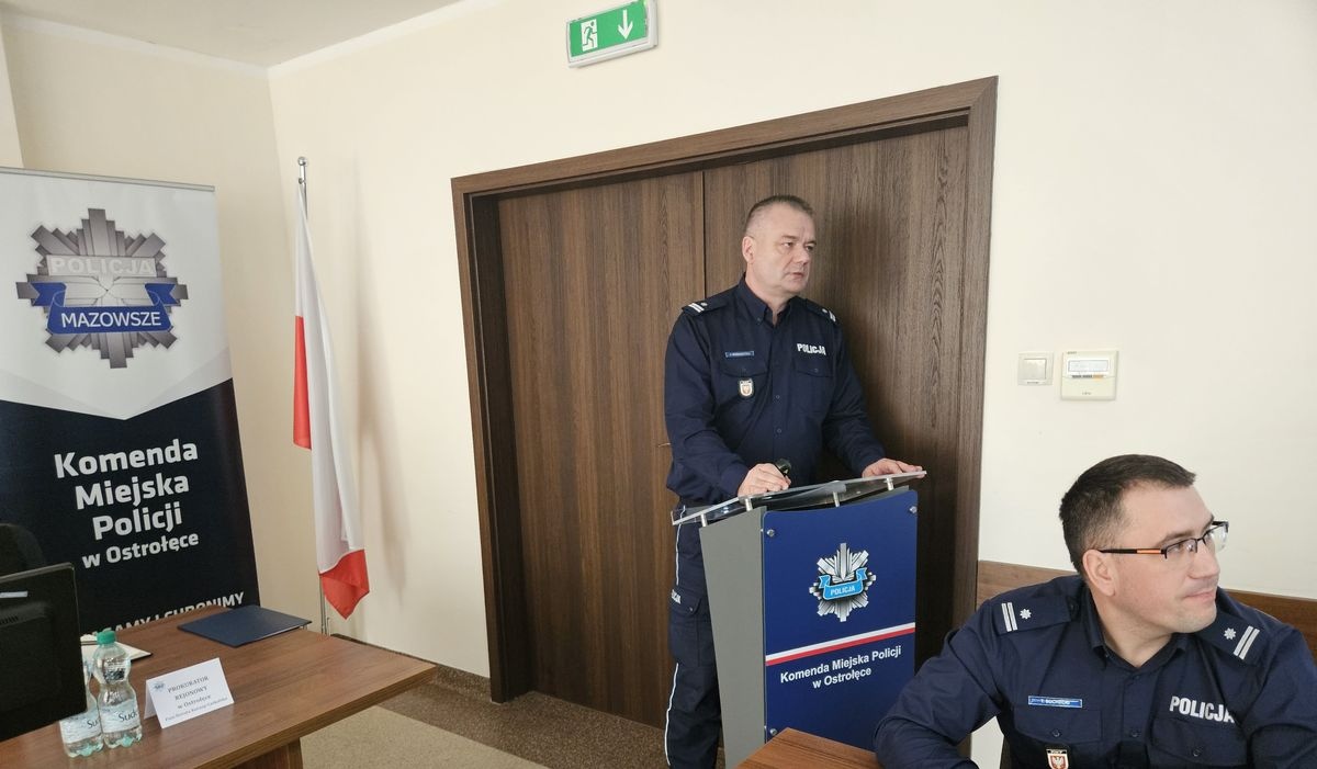 Narada roczna Komendy Miejskiej Policji w Ostrołęce  [21.02.2025] - zdjęcie #7 - eOstroleka.pl