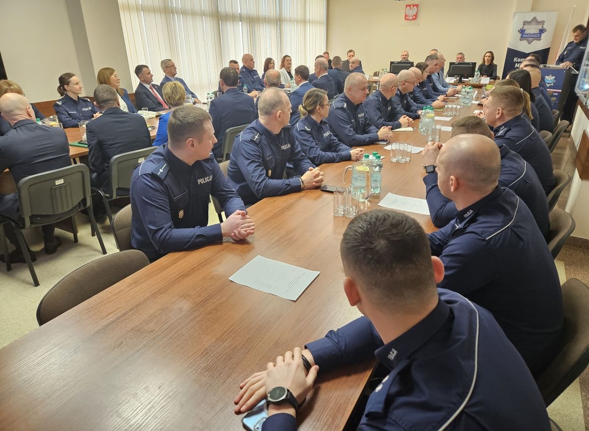 Narada roczna Komendy Miejskiej Policji w Ostrołęce  [21.02.2025] - zdjęcie #6 - eOstroleka.pl
