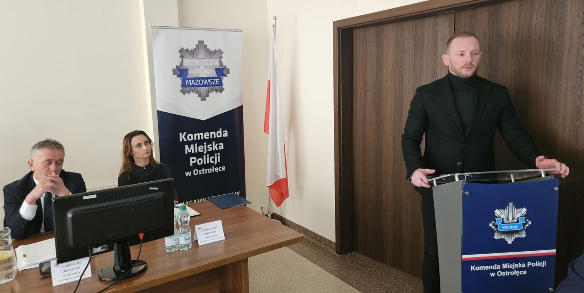 Narada roczna Komendy Miejskiej Policji w Ostrołęce  [21.02.2025] - zdjęcie #3 - eOstroleka.pl
