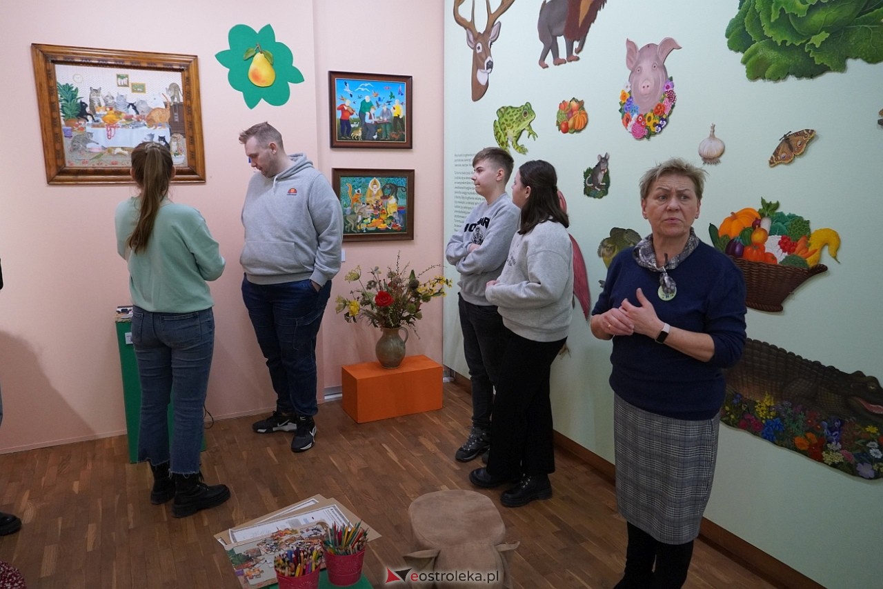 Plener malarski pod hasłem „Maluj sobie, maluj” inspirowany sztuką Magdaleny Shummer w MKK [23.02.2025] - zdjęcie #14 - eOstroleka.pl