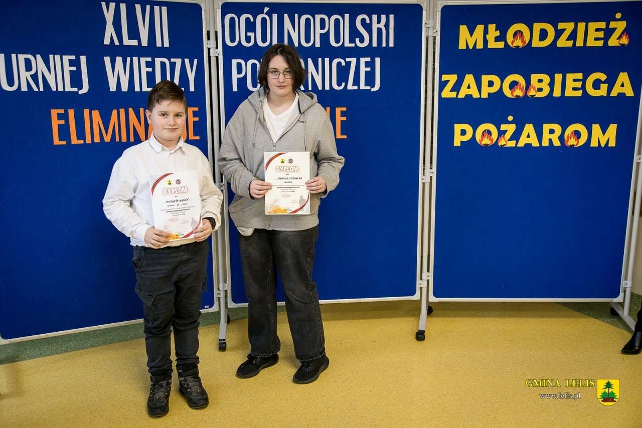 Eliminacje gminne XLVII Ogólnopolskiego Turnieju Wiedzy Pożarniczej „MŁODZIEŻ ZAPOBIEGA POŻAROM” w Lelisie [25.02.2025] - zdjęcie #24 - eOstroleka.pl