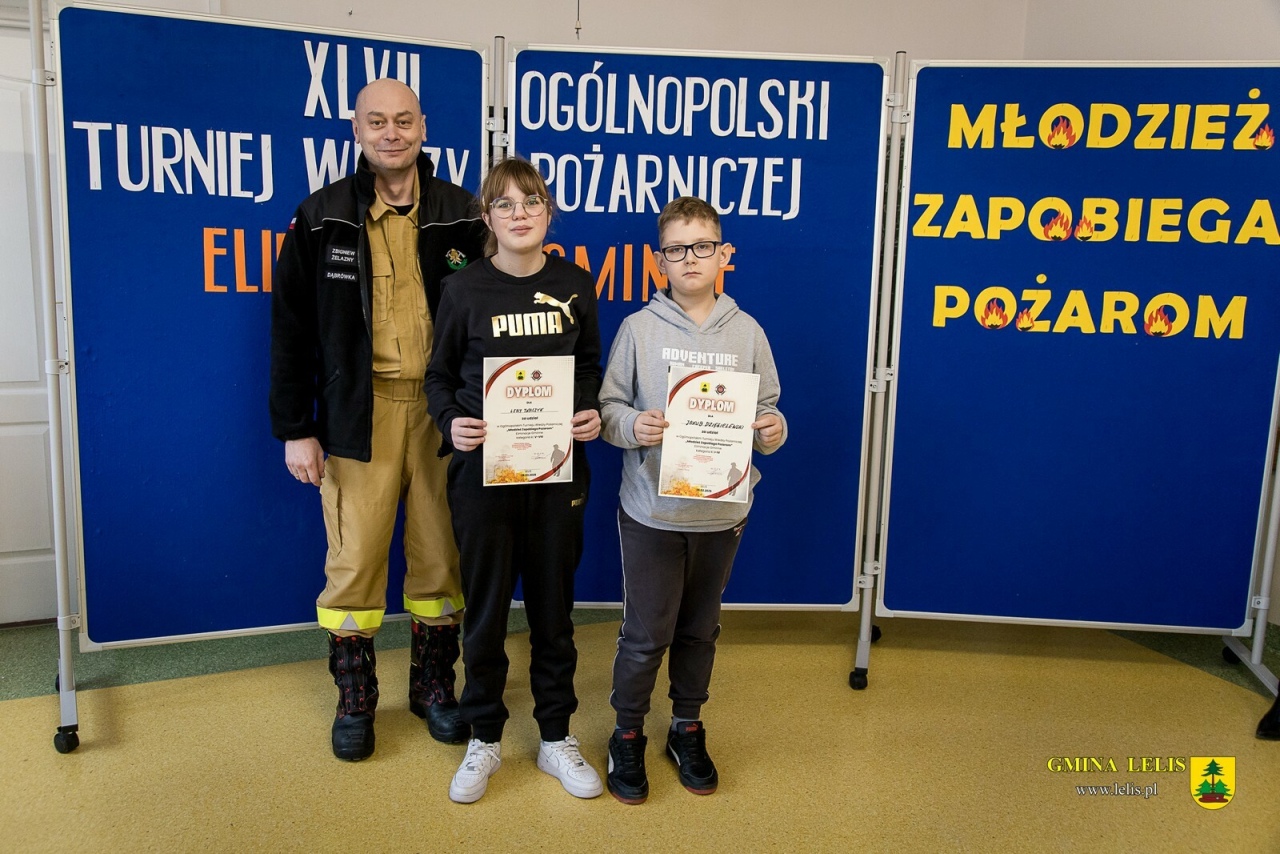 Eliminacje gminne XLVII Ogólnopolskiego Turnieju Wiedzy Pożarniczej „MŁODZIEŻ ZAPOBIEGA POŻAROM” w Lelisie [25.02.2025] - zdjęcie #23 - eOstroleka.pl