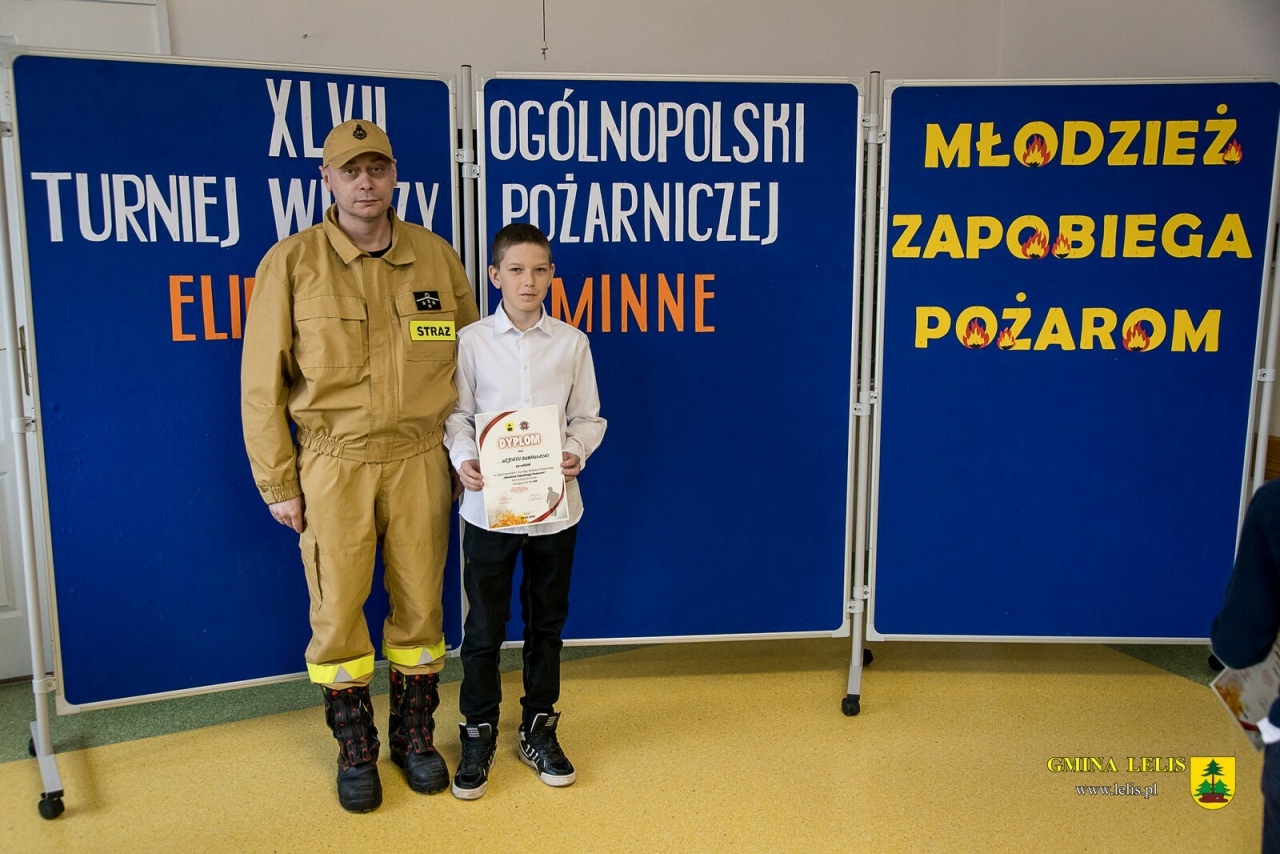 Eliminacje gminne XLVII Ogólnopolskiego Turnieju Wiedzy Pożarniczej „MŁODZIEŻ ZAPOBIEGA POŻAROM” w Lelisie [25.02.2025] - zdjęcie #22 - eOstroleka.pl