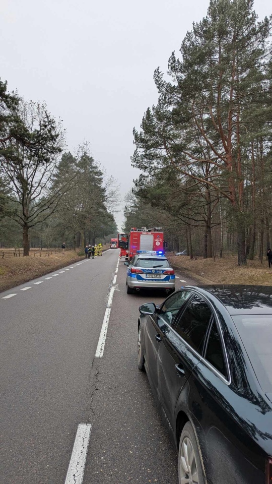 Wypadek w Żeraniu Małym [27.02.2025] - zdjęcie #6 - eOstroleka.pl